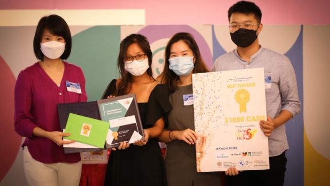 SMU’s Team Social Angels triumphs at Reinvent for Good Challenge 2020 with creative solution to improve mental resilience in youths