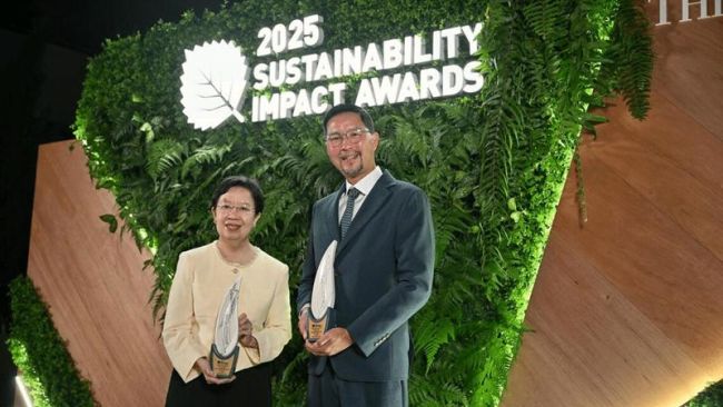 SMU President bags award for making sustainability part of university's DNA